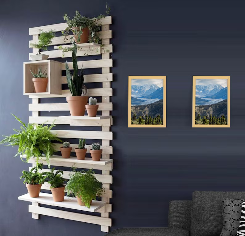 Wooden-wall-Hanging-planter